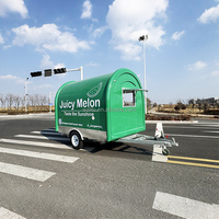 Aanpasbare Mobiele Foodkar In Eenvoudige Stijl Voor Fastfoodfabrikant Verkoop-Voor Koffie-Ijsauto Fastfoodtrailer