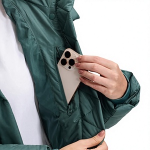 Custom quilted puffer jacket Women's padded <b>winter</b> jacket <b>Thick</b> puffer jacket with fur hood Plus size <b>winter</b> <b>coat</b> - Product Image 6