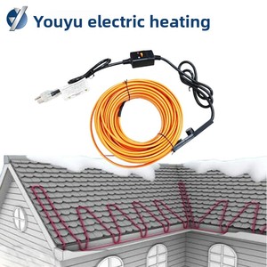 Kabel Pemanas Dekorasi Rumah, Talang Atap, Jalan, Pencair Salju dengan Proteksi Kebocoran, Panjang 9.2m-30.5m, Model Terbaru - Product Image 3