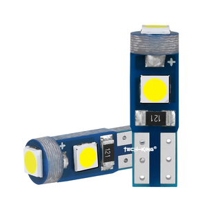 T5 W3W <span class=keywords><strong>LED</strong></span> Bóng Đèn 3030 <span class=keywords><strong>3SMD</strong></span> W3W W1.2W Canbus Xe Nội Thất Bảng Điều Khiển Nóng Lên Chỉ Số Tự Động Cụ Đèn Cho DC 12V Nêm - Product Image 1