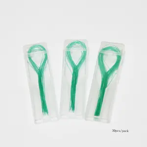 orthodontic nylon green floss threader