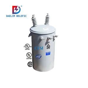 Good price light weight monophase pole mounted transformer 15kva 75kva