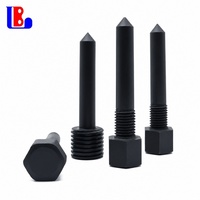 Fasteners, Tools Hardware Black Finished Hex Fastener Hex Head Bolt, OEM Custom Specs Tools & Hardware for Industrial Use
