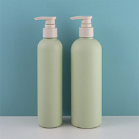 Flacon pompe en plastique 200ml 250ml 300ml 400ml 500ml HDPE, couleur personnalisée, flacon pour lotion, shampoing, emballage de luxe pour cosmétiques et soins corporels