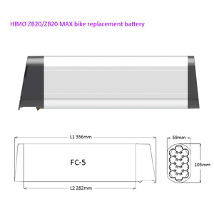 Batería de Litio Plegable para Bicicleta Eléctrica, 48V 10Ah 12Ah 13Ah 14Ah 500WH, Repuesto y Mejora para <span class=keywords><strong>HIMO</strong></span> Z16 <span class=keywords><strong>Z20</strong></span> ZB20, Bicicleta Eléctrica Plegable de 20'' - Product Image 5