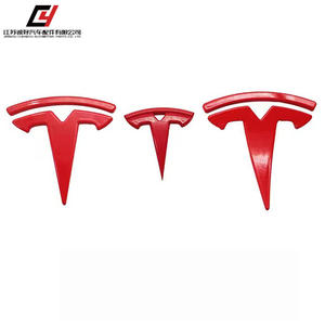 Pièces automobiles de haute qualité pour le logo de la plaque de nom du capot avant, <span class=keywords><strong>emblème</strong></span> pour <span class=keywords><strong>Tesla</strong></span> Model 3 - Product Image 5