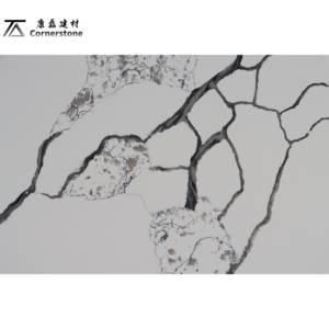 高品质基石KL6643卡拉卡塔石英石平板-现代厨房浴室台面耐用大平板5年以上保修 - Product Image 3