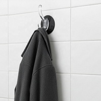 Crochets muraux adhésifs puissants en gel PU, crochets en plastique collants, amovibles, réutilisables, lavables, écologiques, pour cuisine, salle de bain, vêtements