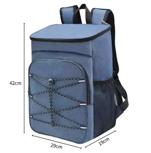 Outdoor Activities Use Leak-proof Oxford Insulated with Zipper Closure 25L 7-Inch <b>Cooler</b> <b>Backpack</b> - Product Image 4
