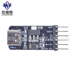 Módulo de Programación USB a Serial Hongwei Micro ESP32 Auto Downloader 3V3 TX RX GND Boot EN - Product Image 1