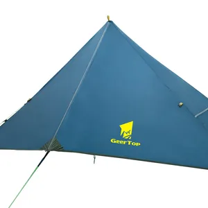 Tienda de campaña impermeable para exteriores, carpa triangular para acampar