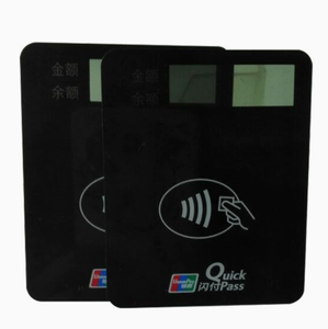 Panneau frontal personnalisé noir pour lecteur de carte de paiement avec fenêtre d'affichage, sérigraphié pour terminal de point de vente - Product Image 3
