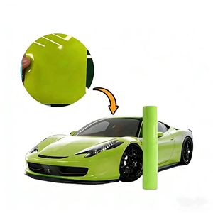 Película Protectora para Automóviles NIKO Amarillo-Verde, TPU PPF con Protección UV, Autoregenerable, 99% de Protección UV, Protección de Pintura que Cambia de Color para Automóviles - Product Image 1