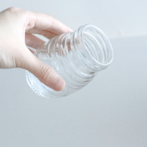 Vente en gros pot de miel en verre de confiture rond vide bouteille avec couvercle en métal couvercle en bambou bâton en bois pour la cuisine matériaux en contact avec les aliments - Product Image 3