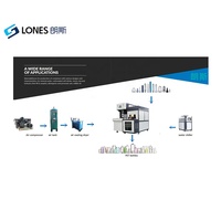 LS-B5L 100ML à 7L Semi Automatique 5L PET Bouteille Soufflage Par Soufflage Machine 450B En Plastique Grande Bouche Peut Pot Faisant La Machine Facto