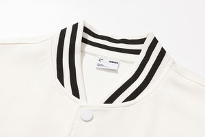 Chaqueta cortavientos de béisbol de manga larga ligera para hombre 100% algodón de punto Casual invierno/primavera/otoño uso Color Sync Batting - Product Image 3