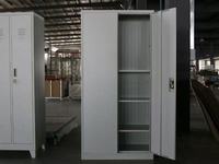 Grand meuble de bureau à deux portes, haut et fin, armoire en métal pour cartes de baseball, armoire en acier, classeurs de rangement