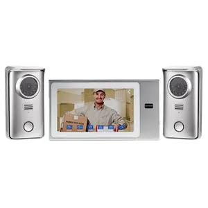 2021 Vendita calda 7 pollici Touch Screen AHD Video citofono intercom Monitor Sbloccare la porta