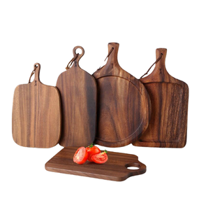 Small Acacia Wood Cutting <strong>Board</strong> 1.5cm Thick Luxury Shape GaiNian Brand Kitchen Charcuterie Serving Meat Bread Chopping Block - Product Image 3