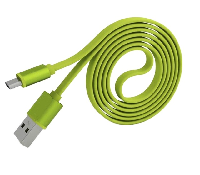 PINYI CE RoHS Certified 3A Fast Charging Braid Shielding Micro USB Data Cable Colorful Flat Noodle Design for Mobile Phone Smart