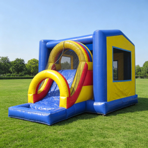 Hot Sale Eco-Friendly <b>Inflatable</b> Castle Combo Pool Slide PVC Material 8m Size 800kg Capacity 12-Person for Commercial Party - Product Image 3