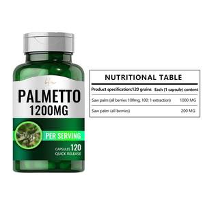 Kapsul Vitamin Ekstrak Buah <span class=keywords><strong>Saw</strong></span> <span class=keywords><strong>Palmetto</strong></span> Dewasa Lintas Batas 120 Butir/botol Umur Simpan 24 Bulan Suhu Ruangan - Product Image 2