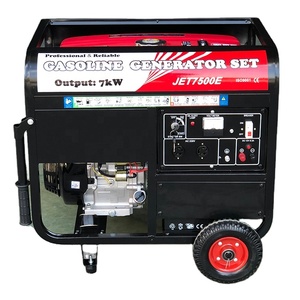 Đáng tin cậy duy nhất giai đoạn 5KW 6KW 7kW 5KVA 6KVA 7KVA điện bắt đầu xách tay xăng/Máy phát điện diesel - Product Image 1