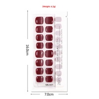 Autocollants pour ongles en gel effet œil de chat tendance 2026, sans UV, auto-adhésifs, sans cuisson, imperméables, pour nail art, coffret cadeau
