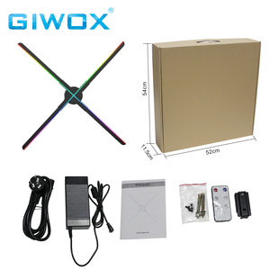 2025 Giwox Nouveaux Produits 65cm Projecteur de Portrait 3D Hologramme Publicité LED Ventilateur Dispositif 65cm Hologramme Publicité Ventilateur <span class=keywords><strong>pour</strong></span> Affichage - Product Image 5