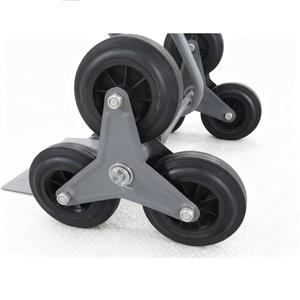 Chariot de chantier robuste à plusieurs roues, chariot en acier pour la logistique d'entrepôt, transport industriel - Product Image 2