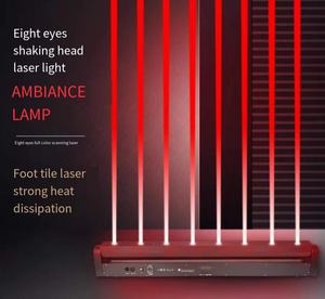 Prix usine <span class=keywords><strong>LED</strong></span> lumière d'ambiance à tête mobile 8-Eyes faisceau rouge Laser faisceau rotatif coloré lumière blanche IP65 évalué - Product Image 5