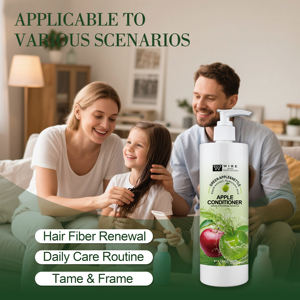 Shampooing au vinaigre de cidre de pomme lisse 500ml huile de romarin aux herbes revitalisant magique protection des couleurs brillant <span class=keywords><strong>meilleur</strong></span> revitalisant pour cheveux - Product Image 4