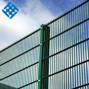 Garde-corps bilatéral galvanisé Grillage double face pour clôture 2D avec poteaux en <span class=keywords><strong>bois</strong></span> traité thermiquement pour clôture de jardin et de cour - Product Image 5