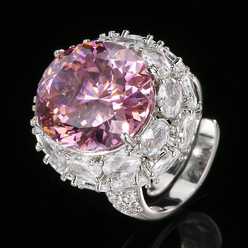 adjustable size Bird's Nest cut dried rose ring