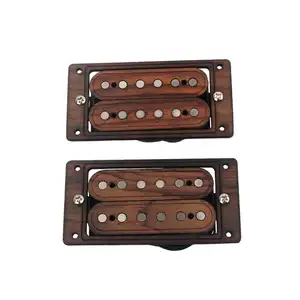 GMC52 Lumberbucker Humbucker Wood Set 2 <span class=keywords><strong>Pickup</strong></span> per <span class=keywords><strong>Chitarra</strong></span> Alnico V con EQ, Accessori per <span class=keywords><strong>Chitarra</strong></span>, <span class=keywords><strong>Pickup</strong></span> OEM Disponibili - Product Image 1