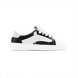 Zapatillas de Deporte Casuales de Cuero y Malla para Hombre, Cierre con Cordones, Antideslizantes, Suaves, Ligeras, Cómodas, Modernas y a la Moda - Product Image 2