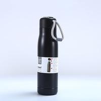 Bouteilles décontractées Bouteille d'eau de sport isolée en acier inoxydable 420ml 550ml Bouteille sous vide de sport avec corde