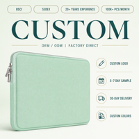 Étui pour ordinateur portable en néoprène personnalisé de 15,6 pouces, résistant, pochette pour ordinateur portable, sacoche pour tablette, vente en gros, usine OEM