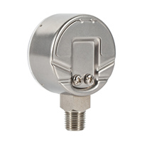 Manomètre à capsule d'air en acier inoxydable de 50 mm, manomètre à gaz GPL, 10 KPa