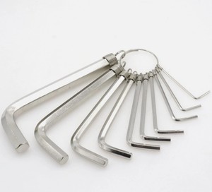 Juego de Llaves <span class=keywords><strong>Allen</strong></span> Hexagonales de 8/10 Piezas con Estuche, Tamaños Métricos, Fácil de Transportar, para Reparaciones en el Hogar - Product Image 5