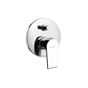Mitigeur de douche encastré à levier unique Mariani avec inverseur Artic Line Chrome - Product Image 1