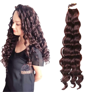 Promotions Chaudes Cheveux Synthétiques Géants Africains à Tresser, Ignifuges et Résistants à la Chaleur, Ultra Raides, Couleur Marron - Product Image 3