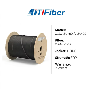 Câble aérien ADSS à <span class=keywords><strong>fibre</strong></span> optique G652D monomode 1 à 288 fibres, entièrement diélectrique, pour <span class=keywords><strong>la</strong></span> transmission sur poteaux haute tension - Product Image 1