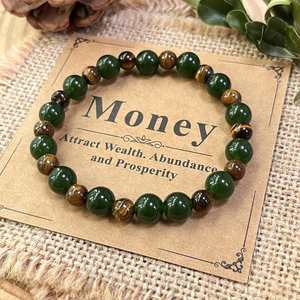 Natural Stone Bracelet Colorful Glass <b>Beaded</b> Stress Relief Professional Factory <b>Direct</b> Wholesale SKU Labeling Service - Product Image 4