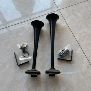 Klaxon à air simple tube chromé pour camion, accessoires <span class=keywords><strong>de</strong></span> voiture, sirène audio haute pression pour avertissement <span class=keywords><strong>de</strong></span> véhicule - Product Image 2