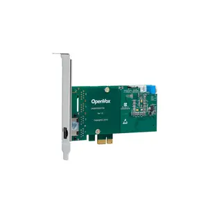 OpenVox E1 Kartu D130 Seri dengan 1 T1/E1/J1 Port Mendukung Sampai dengan 32 Saluran Di E1 mode atau 24 Saluran T1/J1 Mode