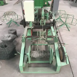 China Farm Fence Barbed Wire Making Machine Factory