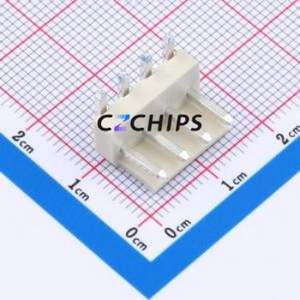 BX-VH3.96-4PWZ-GW Wire-to-Board Pin Header Bent Lead Through Hole,P=3.96mm Connector 1x4P 3.96mm Right Angle Insert VH - Product Image 1