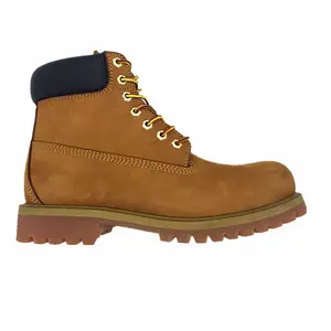 Hot Sale Brown Color Durable Anti-slip Nubuck Leather Boot For Sale