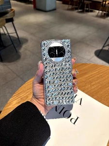 Nouveau luxe 3D Bling étincelle diamant couverture à la main pour <span class=keywords><strong>Huawei</strong></span> <span class=keywords><strong>Mate</strong></span> X2 X3 <span class=keywords><strong>Xs</strong></span> Xs2 X5 pli coque de téléphone - Product Image 3